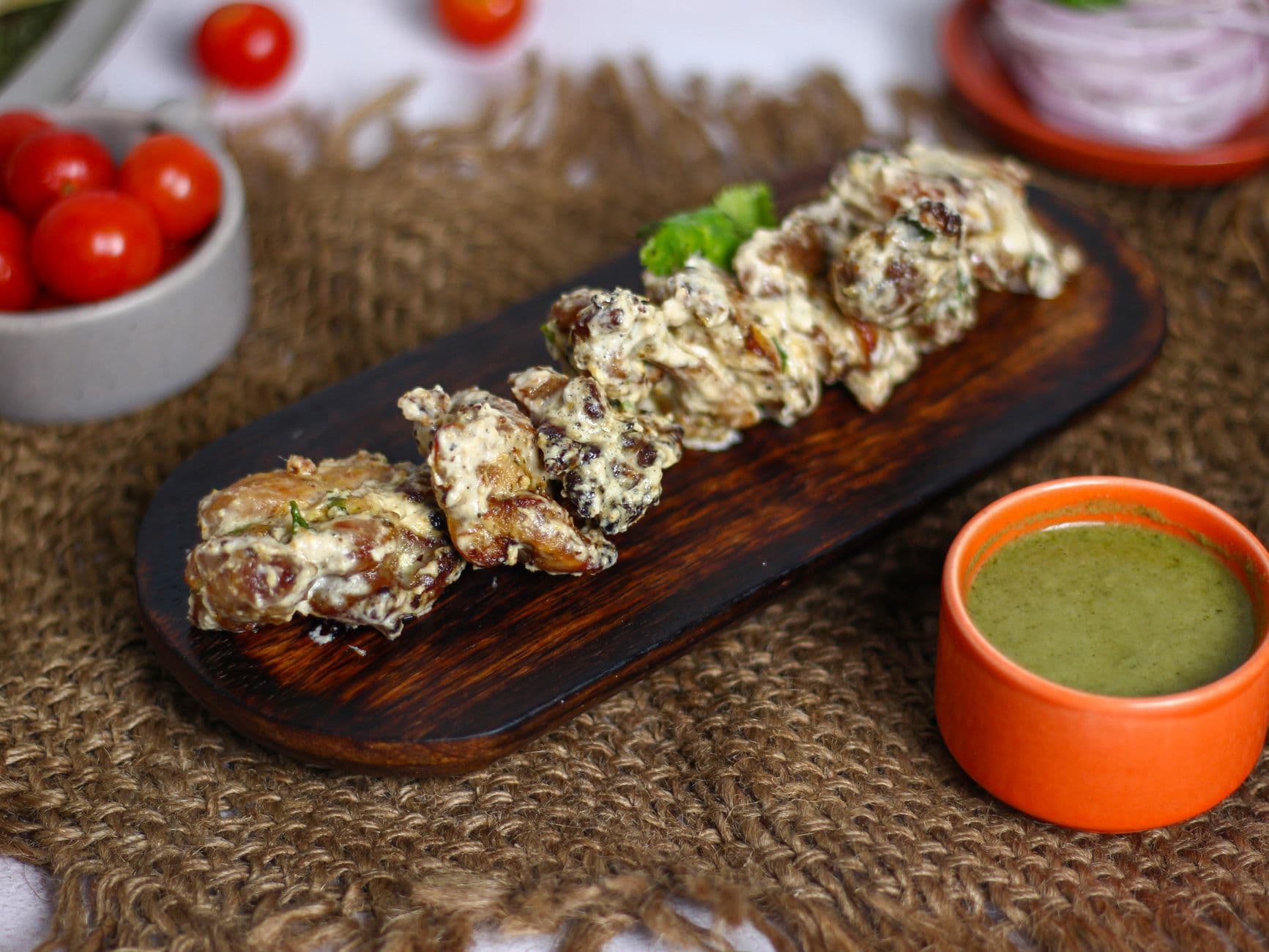Tandoori Soya Chaap Malai